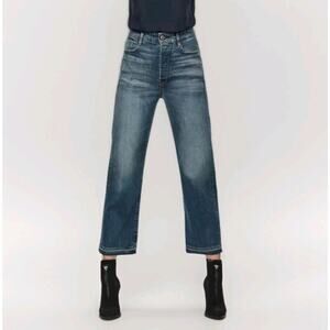 G-Star Womens 32 Tedie Ultra High Rise Straight Ankle Jean Crop Denim Streetwear